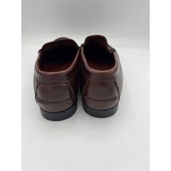 Dexter Deep Red Beef Roll Penny Loafers Hand Sewn USA 10.5M Preppy Slip On main image 12